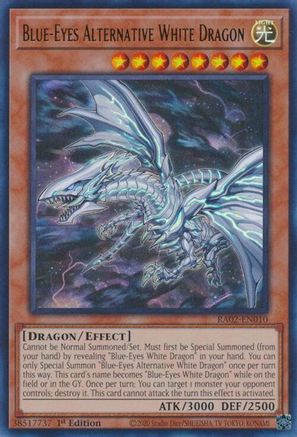 Image of Blue-Eyes Alternative White Dragon (RA02-EN010) - 25th Anniversary Rarity Collection II 1st Edition