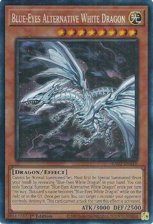 Image of Blue-Eyes Alternative White Dragon (PCR) (RA02-EN010) - 25th Anniversary Rarity Collection II 1st Edition