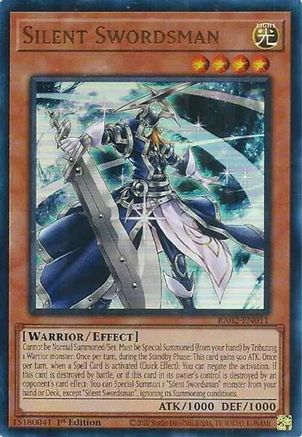 Image of Silent Swordsman (UR) (RA02-EN011) - 25th Anniversary Rarity Collection II 1st Edition