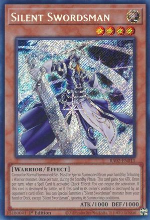 Image of Silent Swordsman (Secret Rare) (RA02-EN011) - 25th Anniversary Rarity Collection II 1st Edition