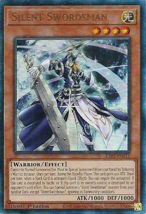 Image of Silent Swordsman (PUR) (RA02-EN011) - 25th Anniversary Rarity Collection II 1st Edition