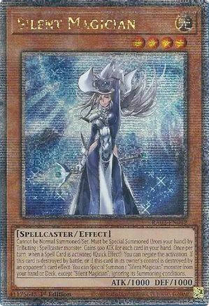 Image of Silent Magician (Quarter Century Secret Rare) (RA02-EN012) - 25th Anniversary Rarity Collection II 1st Edition