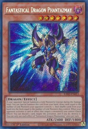 Image of Fantastical Dragon Phantazmay (Alternate Art) (Secret Rare) (RA02-EN013) - 25th Anniversary Rarity Collection II 1st Edition