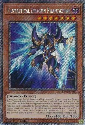 Image of Fantastical Dragon Phantazmay (Alternate Art) (Platinum Secret Rare) (RA02-EN013) - 25th Anniversary Rarity Collection II 1st Edition