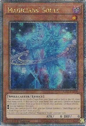 Image of Magicians' Souls (Quarter Century Secret Rare) (RA02-EN014) - 25th Anniversary Rarity Collection II 1st Edition