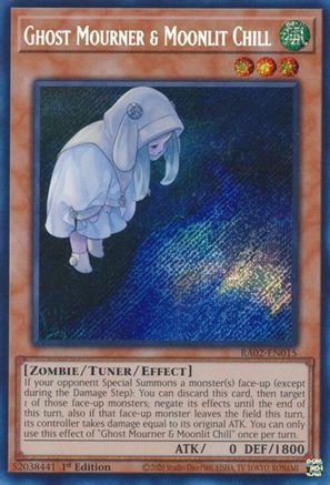 Image of Ghost Mourner & Moonlit Chill (Alternate Art) (Secret Rare) (RA02-EN015) - 25th Anniversary Rarity Collection II 1st Edition