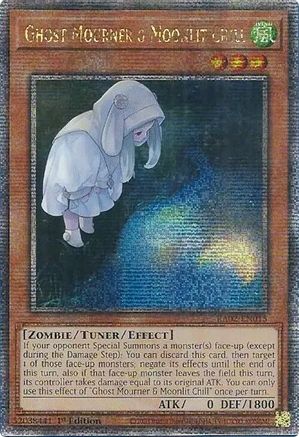 Image of Ghost Mourner & Moonlit Chill (Alternate Art) (Quarter Century Secret Rare) (RA02-EN015) - 25th Anniversary Rarity Collection II 1st Edition