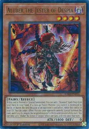 Image of Aluber the Jester of Despia (UR) (RA02-EN016) - 25th Anniversary Rarity Collection II 1st Edition