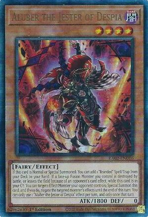 Image of Aluber the Jester of Despia (PUR) (RA02-EN016) - 25th Anniversary Rarity Collection II 1st Edition