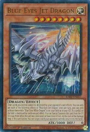 Image of Blue-Eyes Jet Dragon (UR) (RA02-EN017) - 25th Anniversary Rarity Collection II 1st Edition