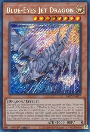 Image of Blue-Eyes Jet Dragon (Secret Rare) (RA02-EN017) - 25th Anniversary Rarity Collection II 1st Edition