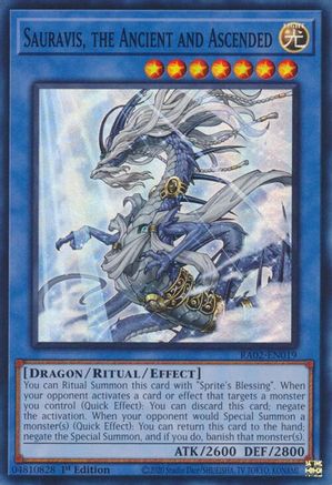 Image of Sauravis, the Ancient and Ascended (RA02-EN019) - 25th Anniversary Rarity Collection II 1st Edition