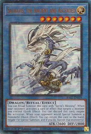 Image of Sauravis, the Ancient and Ascended (PUR) (RA02-EN019) - 25th Anniversary Rarity Collection II 1st Edition