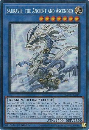 Image of Sauravis, the Ancient and Ascended (PCR) (RA02-EN019) - 25th Anniversary Rarity Collection II 1st Edition