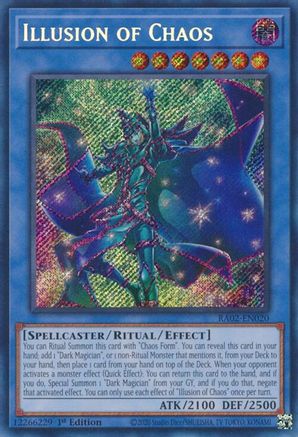 Image of Illusion of Chaos (Secret Rare) (RA02-EN020) - 25th Anniversary Rarity Collection II 1st Edition