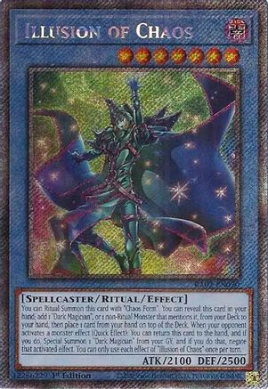 Image of Illusion of Chaos (Platinum Secret Rare) (RA02-EN020) - 25th Anniversary Rarity Collection II 1st Edition