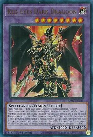 Image of Red-Eyes Dark Dragoon (UR) (RA02-EN021) - 25th Anniversary Rarity Collection II 1st Edition