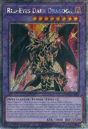Image of Red-Eyes Dark Dragoon (Platinum Secret Rare) (RA02-EN021) - 25th Anniversary Rarity Collection II 1st Edition