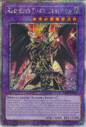 Image of Red-Eyes Dark Dragoon (Quarter Century Secret Rare) (RA02-EN021) - 25th Anniversary Rarity Collection II 1st Edition