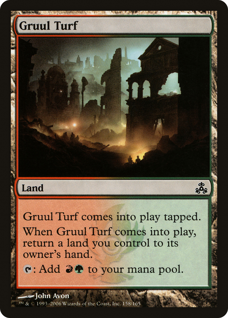 Image of Gruul Turf (GPT-158) - Guildpact Foil