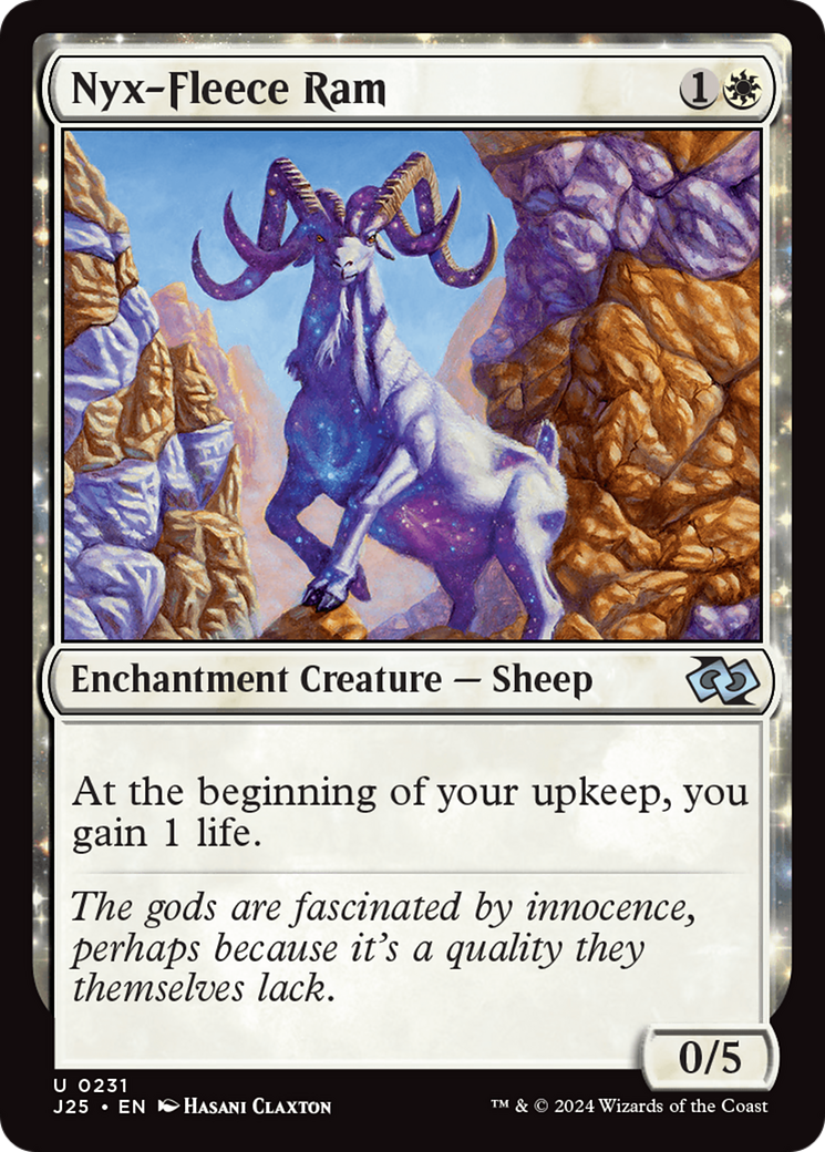 Image of Nyx-Fleece Ram (J25-231) - Foundations Jumpstart: (enchantment)