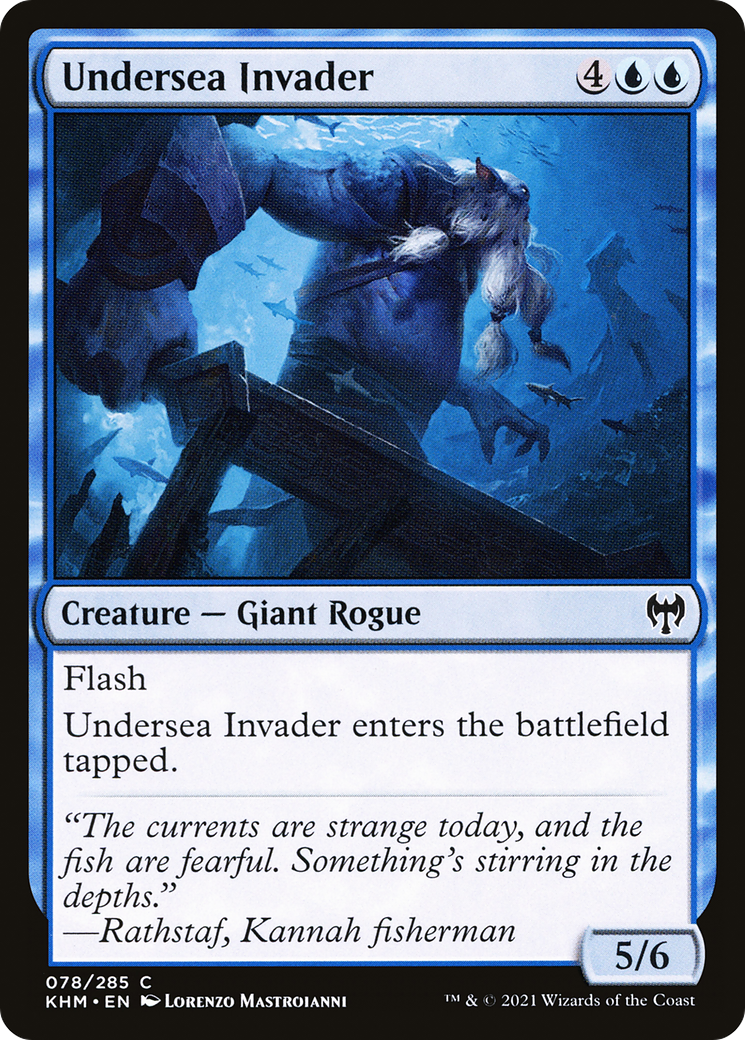 Image of Undersea Invader (KHM-078) - Kaldheim Foil