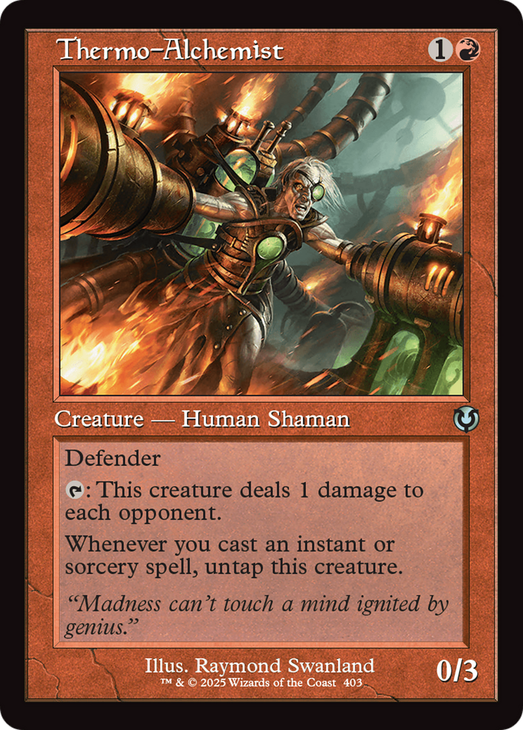 Image of Thermo-Alchemist (Retro Frame) (INR-403) - Innistrad Remastered Foil