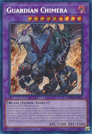Image of Guardian Chimera (Secret Rare) (RA02-EN023) - 25th Anniversary Rarity Collection II 1st Edition