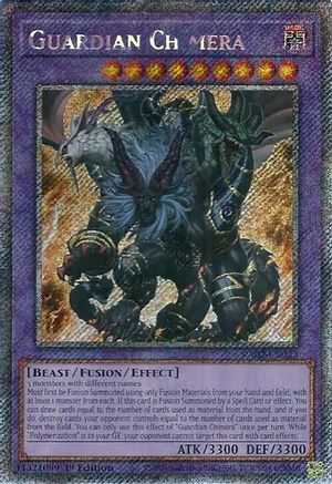 Image of Guardian Chimera (Platinum Secret Rare) (RA02-EN023) - 25th Anniversary Rarity Collection II 1st Edition