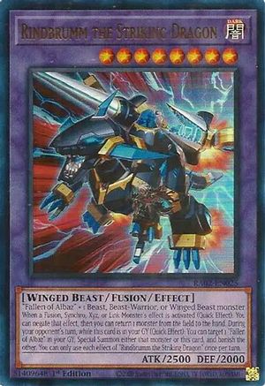 Image of Rindbrumm the Striking Dragon (UR) (RA02-EN025) - 25th Anniversary Rarity Collection II 1st Edition