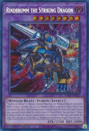 Image of Rindbrumm the Striking Dragon (Secret Rare) (RA02-EN025) - 25th Anniversary Rarity Collection II 1st Edition