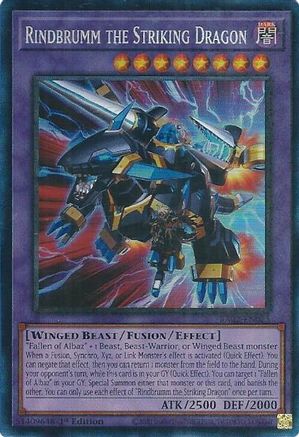 Image of Rindbrumm the Striking Dragon (PCR) (RA02-EN025) - 25th Anniversary Rarity Collection II 1st Edition