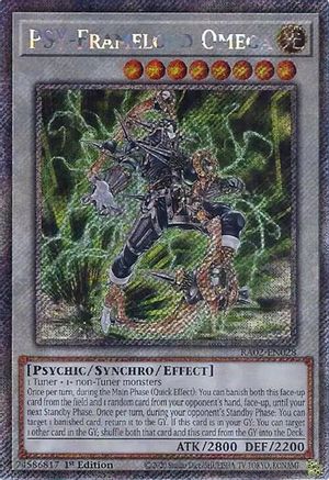 Image of PSY-Framelord Omega (Platinum Secret Rare) (RA02-EN028) - 25th Anniversary Rarity Collection II 1st Edition