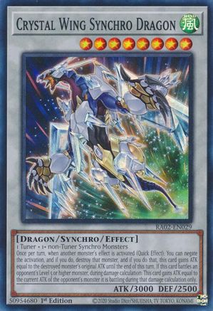 Image of Crystal Wing Synchro Dragon (RA02-EN029) - 25th Anniversary Rarity Collection II 1st Edition