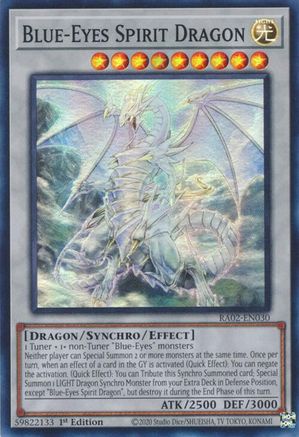 Image of Blue-Eyes Spirit Dragon (RA02-EN030) - 25th Anniversary Rarity Collection II 1st Edition
