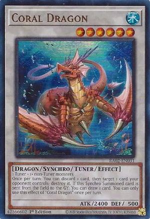 Image of Coral Dragon (UR) (RA02-EN031) - 25th Anniversary Rarity Collection II 1st Edition