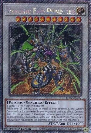 Image of Psychic End Punisher (Platinum Secret Rare) (RA02-EN032) - 25th Anniversary Rarity Collection II 1st Edition