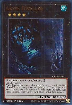 Image of Abyss Dweller (UR) (RA02-EN033) - 25th Anniversary Rarity Collection II 1st Edition