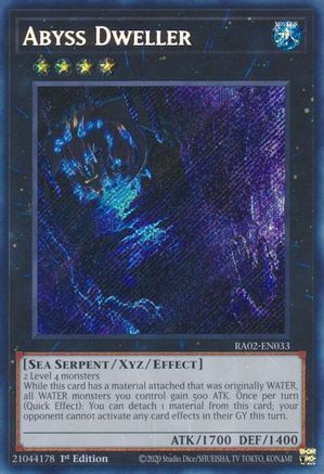 Image of Abyss Dweller (Secret Rare) (RA02-EN033) - 25th Anniversary Rarity Collection II 1st Edition