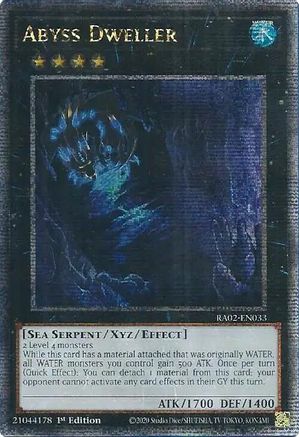 Image of Abyss Dweller (Quarter Century Secret Rare) (RA02-EN033) - 25th Anniversary Rarity Collection II 1st Edition