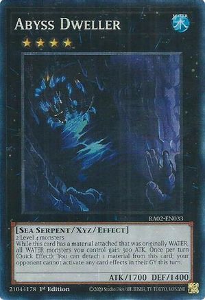 Image of Abyss Dweller (PCR) (RA02-EN033) - 25th Anniversary Rarity Collection II 1st Edition