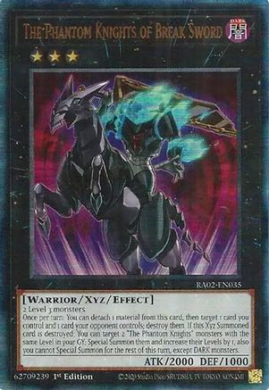 Image of The Phantom Knights of Break Sword (PUR) (RA02-EN035) - 25th Anniversary Rarity Collection II 1st Edition