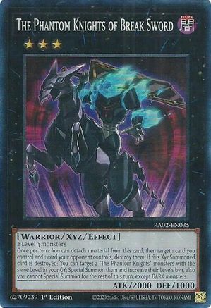 Image of The Phantom Knights of Break Sword (PCR) (RA02-EN035) - 25th Anniversary Rarity Collection II 1st Edition