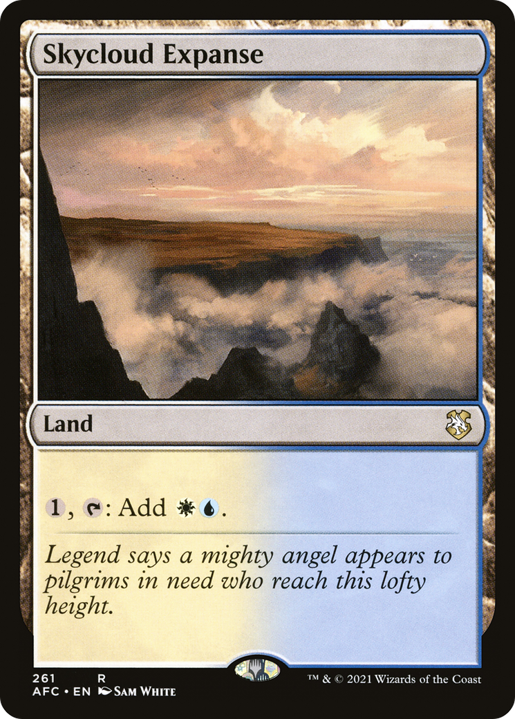 Image of Skycloud Expanse (AFC-261) - Forgotten Realms Commander