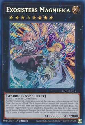 Image of Exosisters Magnifica (Secret Rare) (RA02-EN038) - 25th Anniversary Rarity Collection II 1st Edition