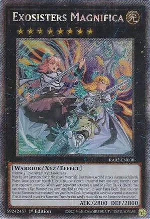 Image of Exosisters Magnifica (Platinum Secret Rare) (RA02-EN038) - 25th Anniversary Rarity Collection II 1st Edition