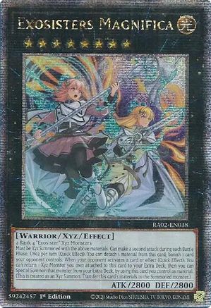 Image of Exosisters Magnifica (Quarter Century Secret Rare) (RA02-EN038) - 25th Anniversary Rarity Collection II 1st Edition