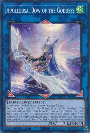 Image of Apollousa, Bow of the Goddess (Alternate Art) (RA02-EN040) - 25th Anniversary Rarity Collection II 1st Edition