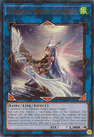 Image of Apollousa, Bow of the Goddess (Alternate Art) (UR) (RA02-EN040) - 25th Anniversary Rarity Collection II 1st Edition