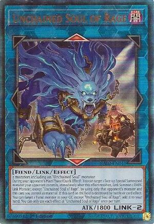 Image of Unchained Soul of Rage (PUR) (RA02-EN041) - 25th Anniversary Rarity Collection II 1st Edition